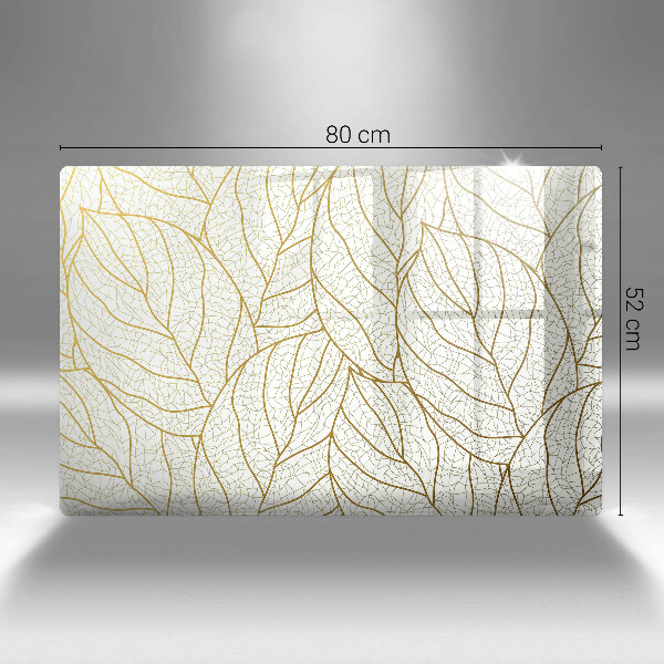 Protection plaque induction Modèle de feuilles de dessin au trait