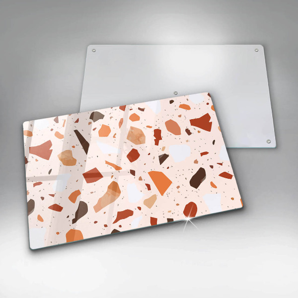 Protège plaque de cuisson Grès décoratif