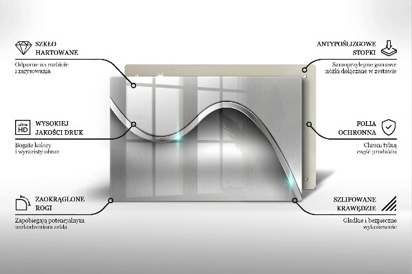 Cache plaque de cuisson Abstraction du métal