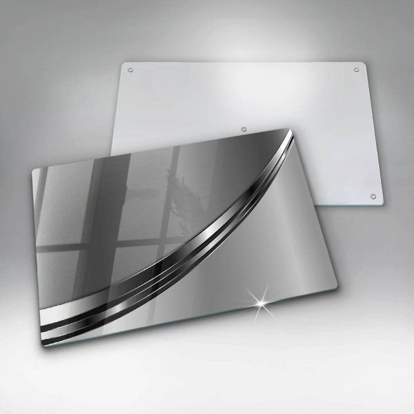 Cache plaque de cuisson Abstraction du métal