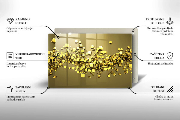 Protection plaque induction Géométrie 3D abstraite