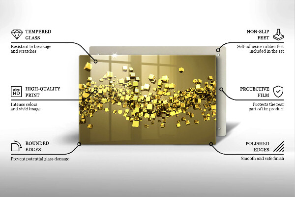 Protection plaque induction Géométrie 3D abstraite