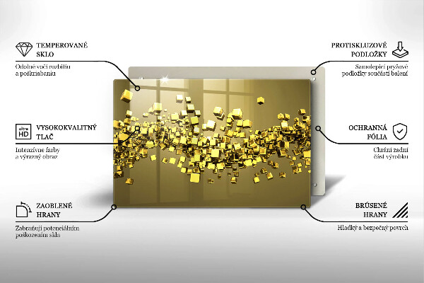 Protection plaque induction Géométrie 3D abstraite