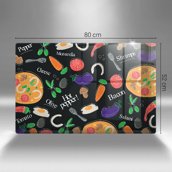 Protection plaque induction Illustration de la nourriture