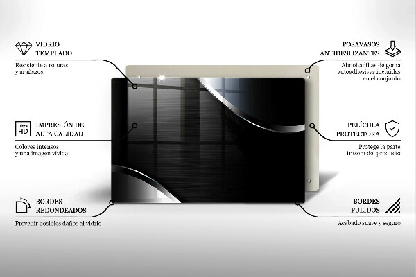 Protection plaque induction Abstraction du métal