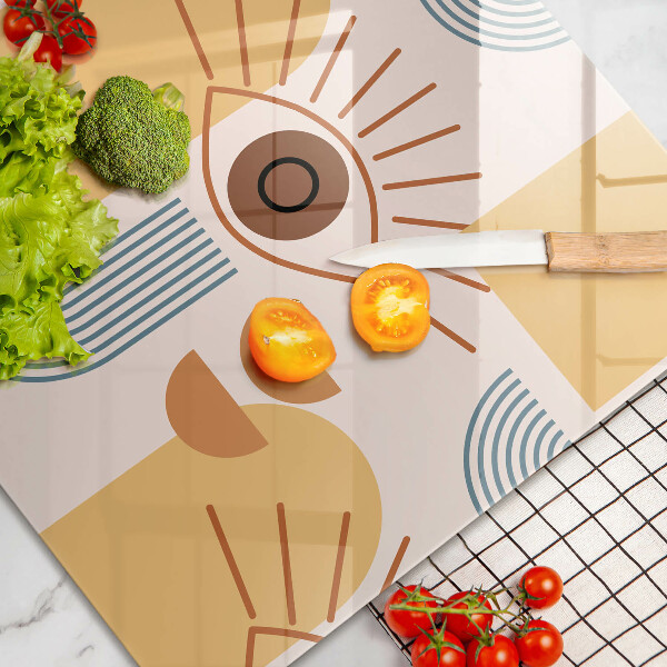 Protection plaque induction Modèle d'yeux bohème