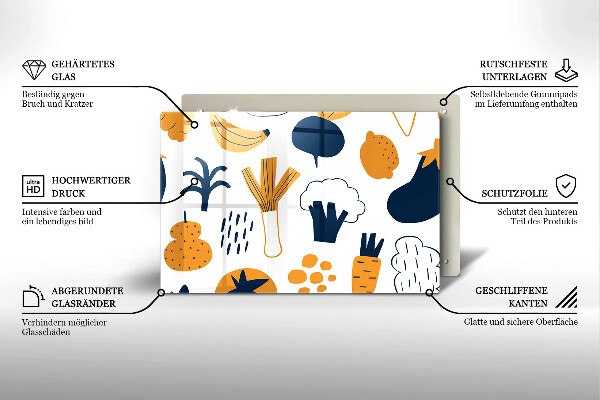 Protection plaque induction Illustration de la nourriture