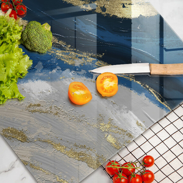 Protège plaque de cuisson Texture avec de l'or