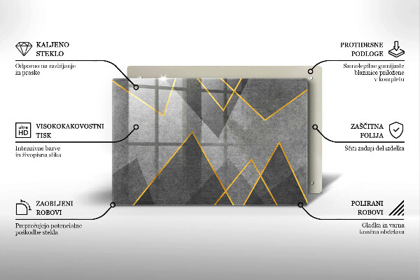 Protège plaque de cuisson Formes pointues