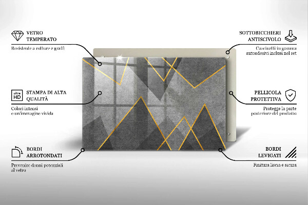 Protège plaque de cuisson Formes pointues