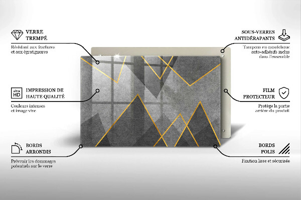 Protège plaque de cuisson Formes pointues