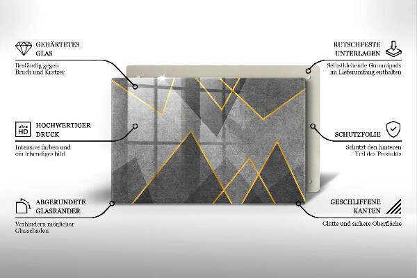 Protège plaque de cuisson Formes pointues