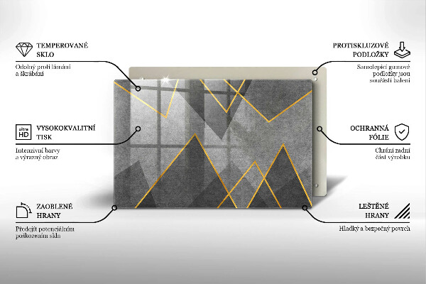Protège plaque de cuisson Formes pointues