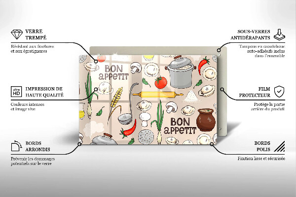 Protège plaque de cuisson Illustration de cuisine