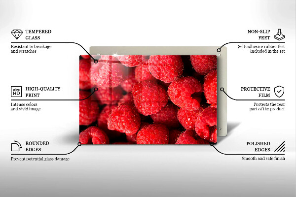 Protège plaque de cuisson Framboise