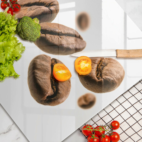 Protège plaque de cuisson Grains de café