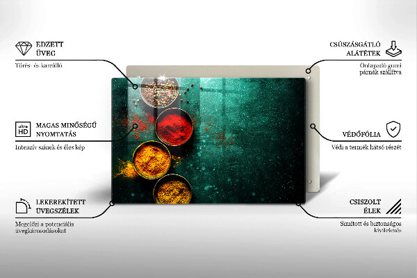 Protège plaque de cuisson Épices orientales