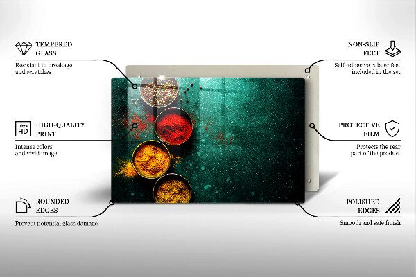 Protège plaque de cuisson Épices orientales