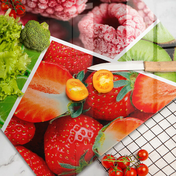 Protège plaque de cuisson Fruits colorés