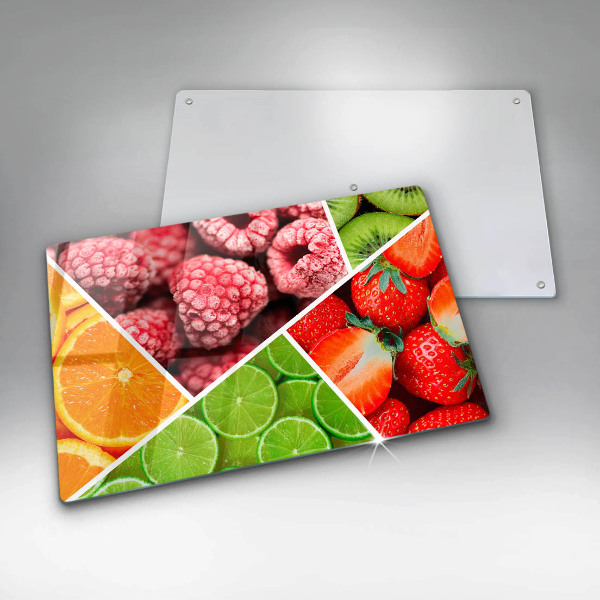 Protège plaque de cuisson Fruits colorés