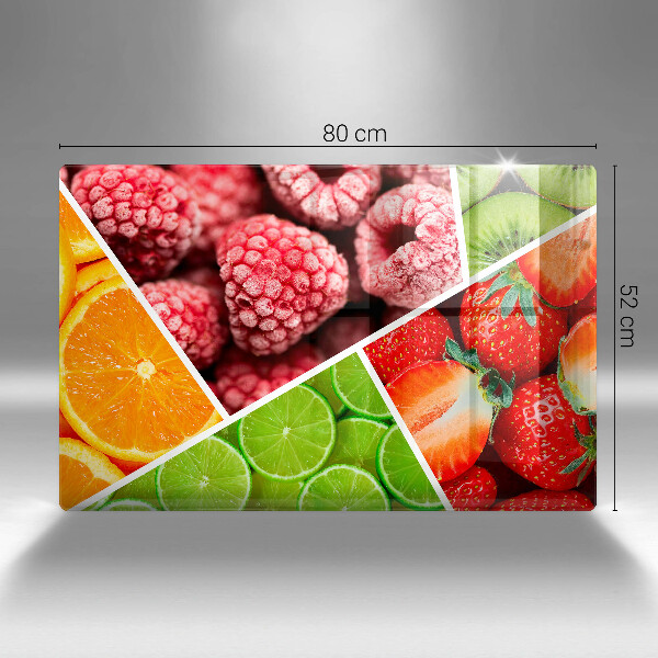 Protège plaque de cuisson Fruits colorés