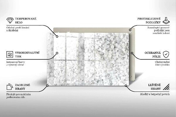 Protège plaque de cuisson Cristaux de sel