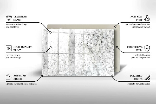 Protège plaque de cuisson Cristaux de sel