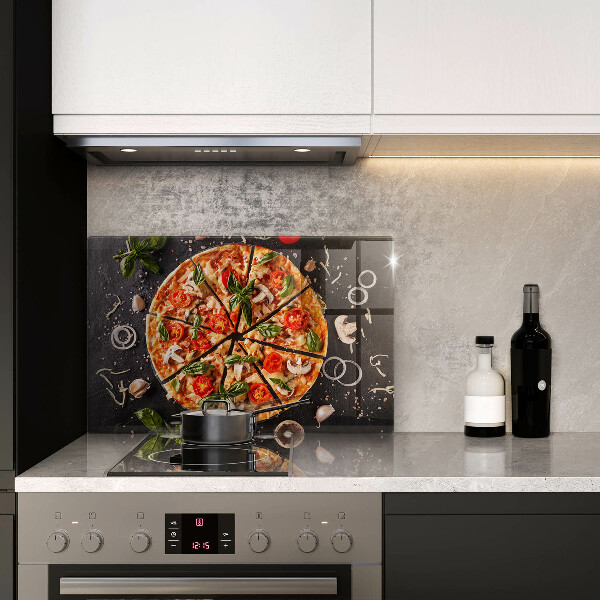 Protège plaque de cuisson Pizza aux champignons