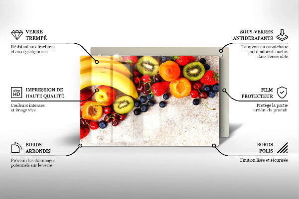 Protège plaque de cuisson Fruits des Fêtes