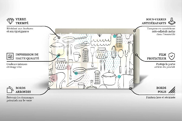 Protège plaque de cuisson Accessoires de cuisine