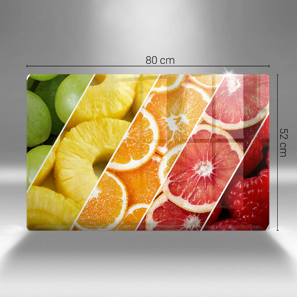 Protège plaque de cuisson Fruits colorés