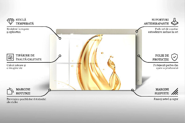 Protège plaque de cuisson huile d'olive