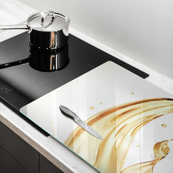Protège plaque de cuisson huile d'olive