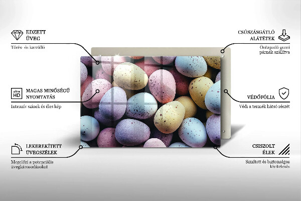 Protège plaque de cuisson œufs de Pâques