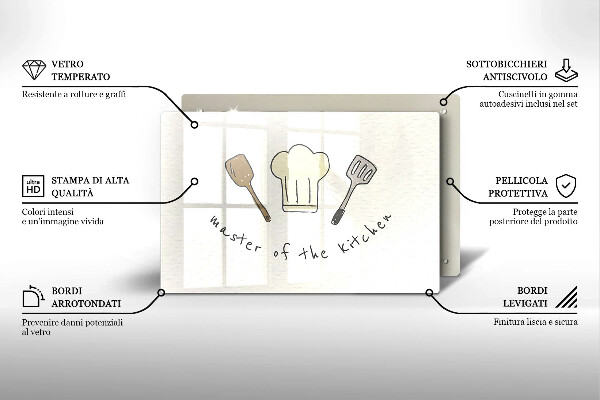 Protège plaque de cuisson Master of the Kitchen