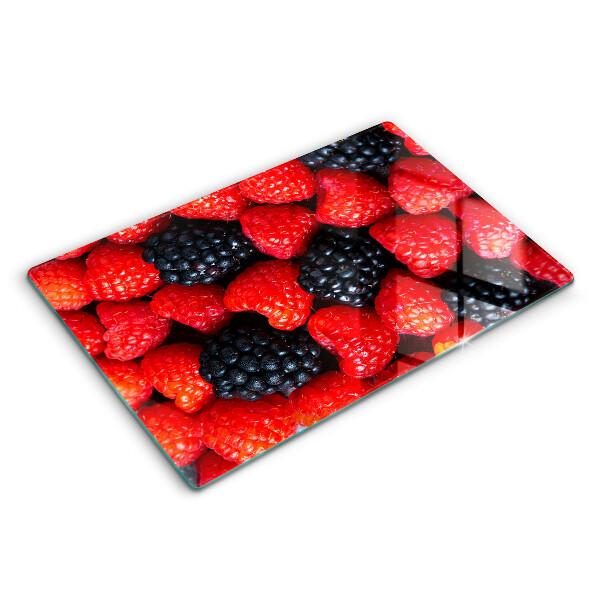 Protège plaque de cuisson Framboises et mûres