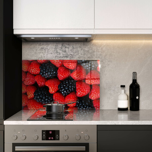 Protège plaque de cuisson Framboises et mûres