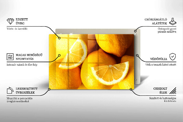 Protège plaque de cuisson Citrons juteux