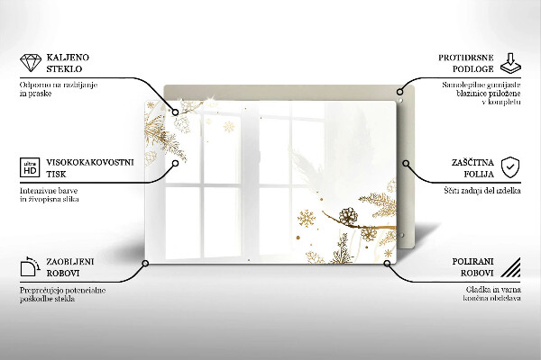 Protège plaque de cuisson Décorations d'hiver