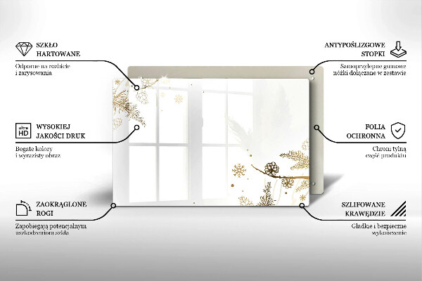 Protège plaque de cuisson Décorations d'hiver