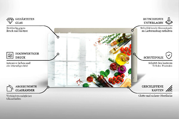Protège plaque de cuisson Légumes et épices