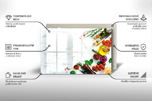 Protège plaque de cuisson Légumes et épices