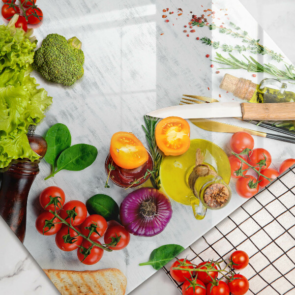 Protège plaque de cuisson Légumes et épices