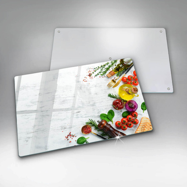 Protège plaque de cuisson Légumes et épices