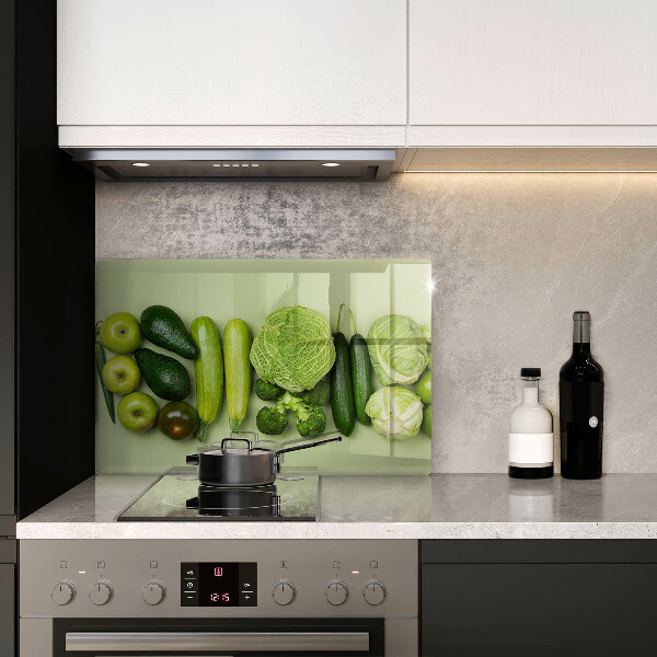 Protège plaque de cuisson Fruits et légumes verts