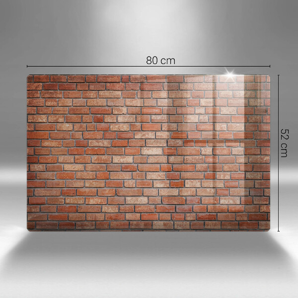 Cache plaque de cuisson Mur de briques