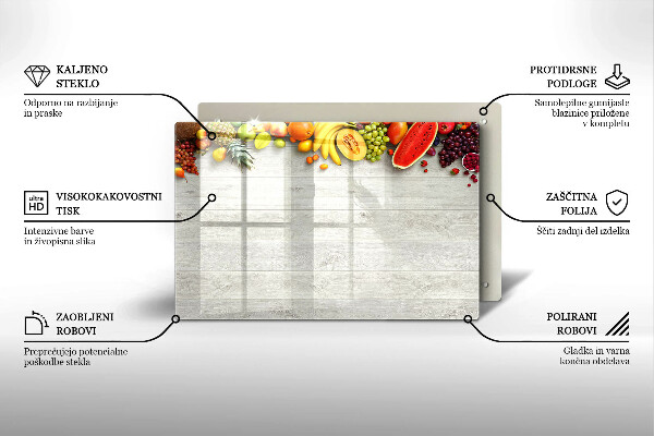 Cache plaque de cuisson Fruits sur les couvertures