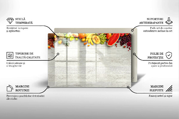 Cache plaque de cuisson Fruits sur les couvertures