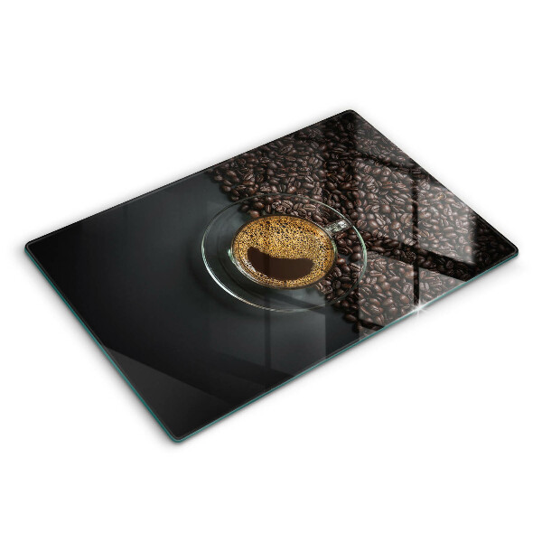 Cache plaque de cuisson Café et grains