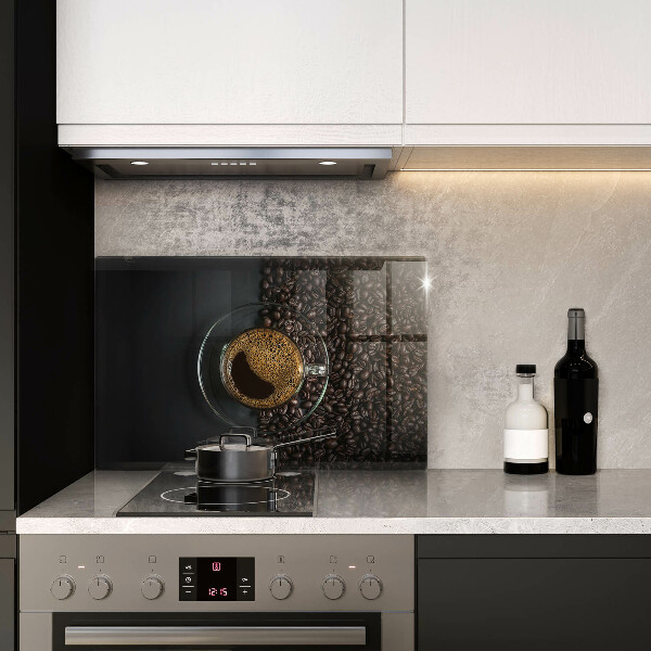 Cache plaque de cuisson Café et grains